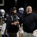 Lincoln Head Coach Chris Westfall displeased with a call in the second half against Chelsea on Friday. Lincoln lost 41-20. Daniel Brenner I AnnArbor.com